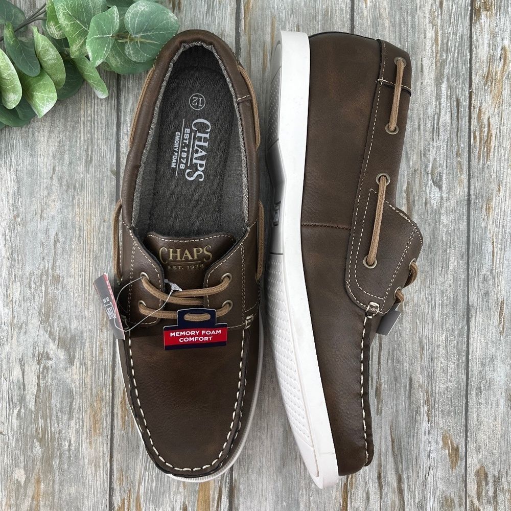 Men’s Chaps Benny Boat Shoes Size 12